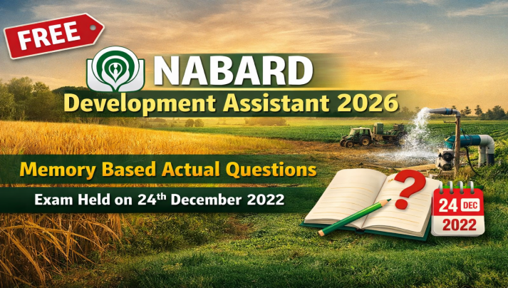 NABARD DA 2026 – Descriptive Mock (Memory based exam held on 24 dec 2022 actual paper)