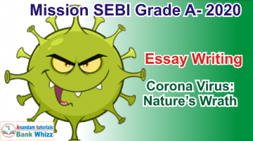 SEBI Grade A Essay Corona Virus