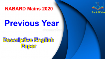 Previous year paper NABARD