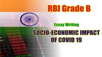 RBI Descriptive Paper Essay Writing on Socio-economic impact of COVID19