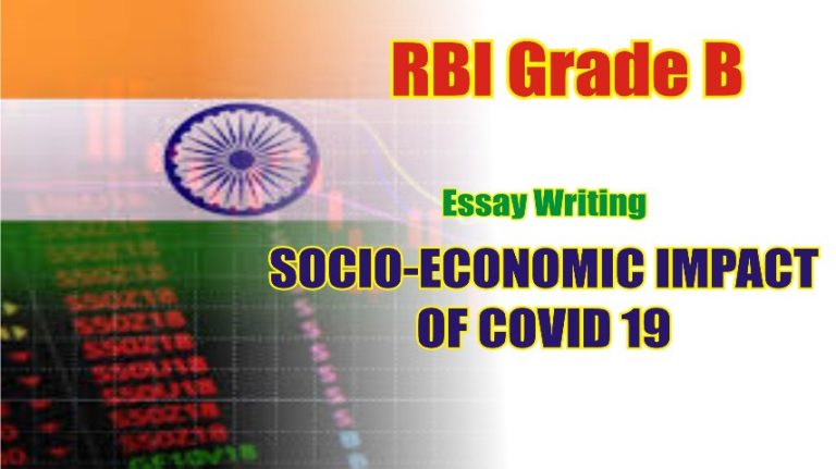 RBI Grade B Essay Writing on Socio-economic Impact of ...