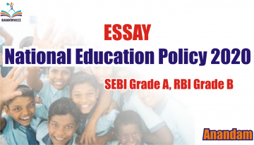 SEBI Grade A Essay on National Education Policy 2020