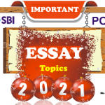 SBI PO essay topics
