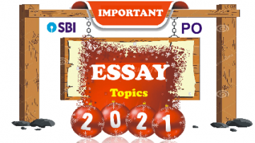 SBI PO essay topics