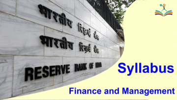 syllabus Finance and Management