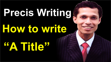 How to write a title
