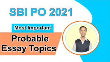 SBI PO most important essay topics