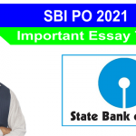 SBI PO 2021 important essay topics