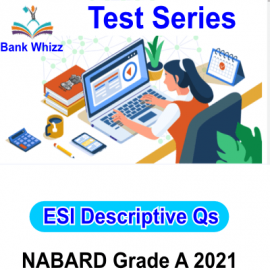 NABARD ESI Descriptive Test series