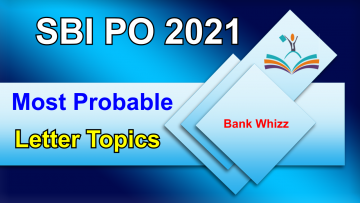 probable letter topics for SBI PO