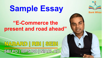 Sample essay for NABARD RBI SEBI SBI IBPS PO SBI PO