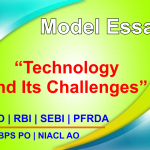 Model essay for SBI PO NABARD IBPS PO SEBI