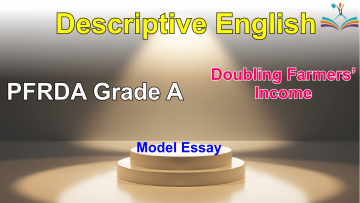 Model Essay - PFRDA Grade A