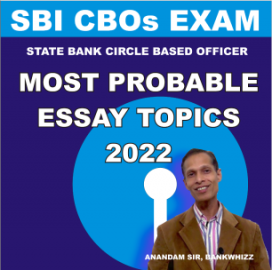 SBI CIRCLE BASED OFFICER ESSAYS