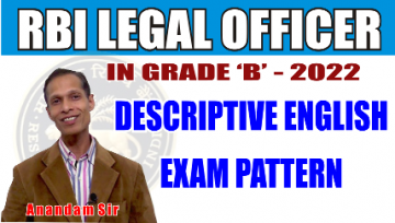 rbi legal officer 2022 descriptive english