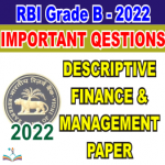 RBI phase 2 descriptive fm questions