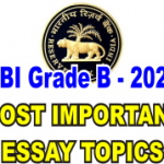rbi grade b essays