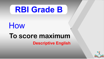 Descriptive English RBI Grade B