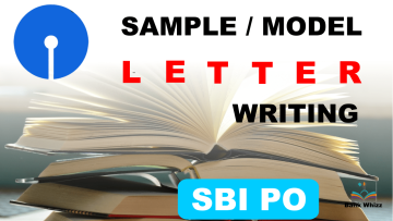 SBI PO letter writing