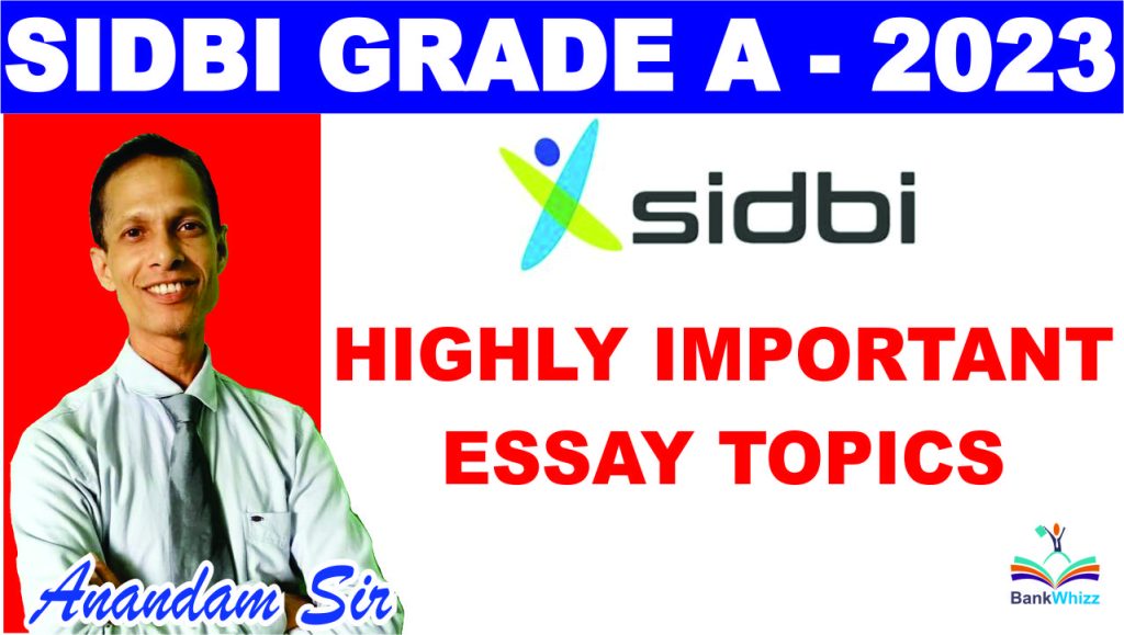sidbi exam essay topics