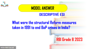 RBI GRADE B 2023 descriptive ESI
